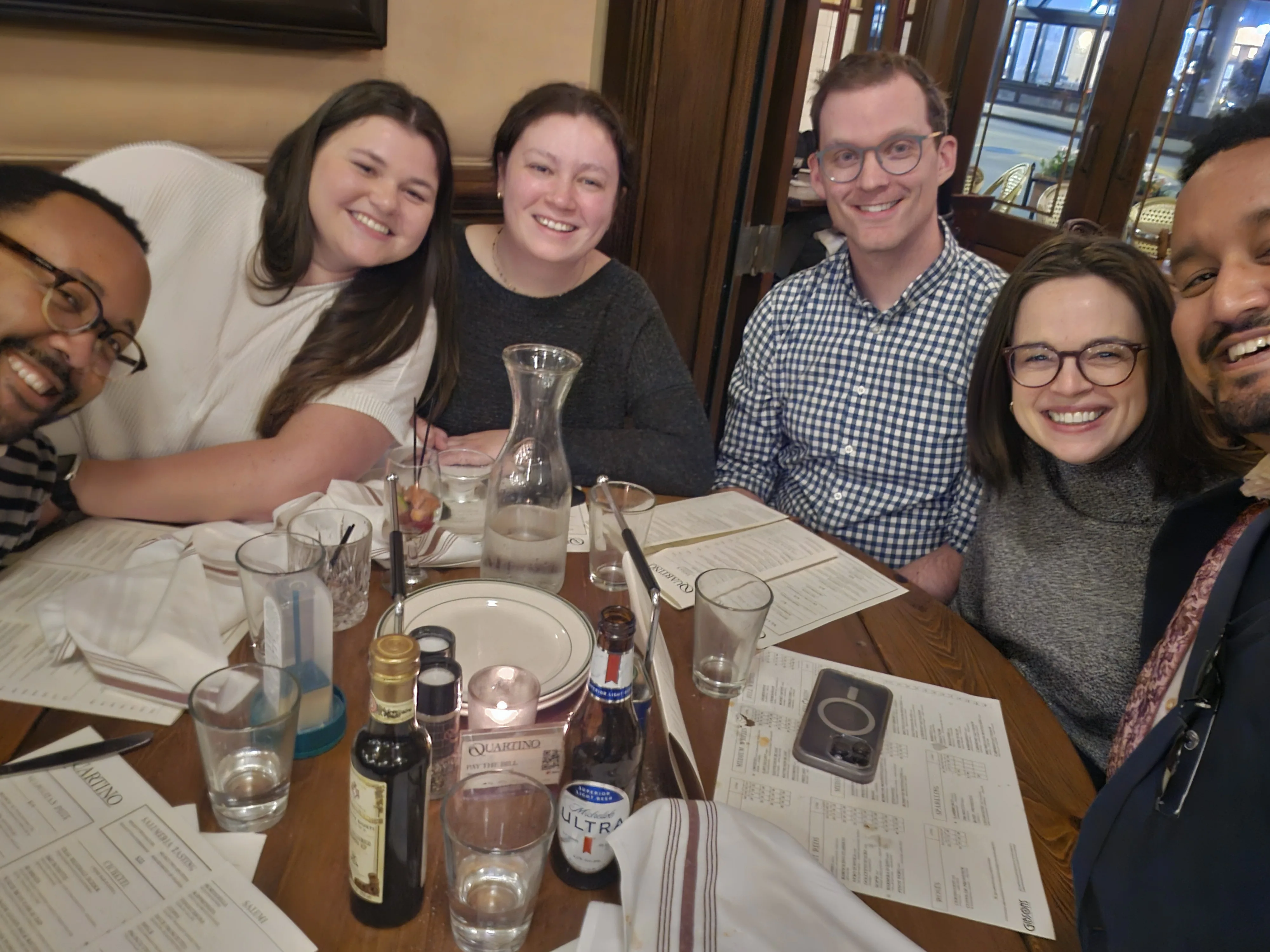 Lab team members presenting research at the USASP 2025 conference in Chicago